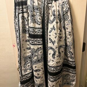 Halogen Bandana Print Midi Skirt – Size M